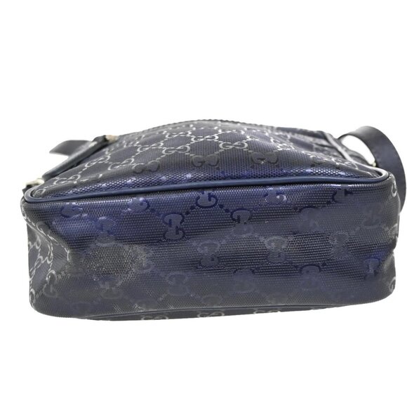 GUCCI Imprime GG Pattern Crossbody Shoulder Bag PVC Leather Purple - Picture 13 of 13